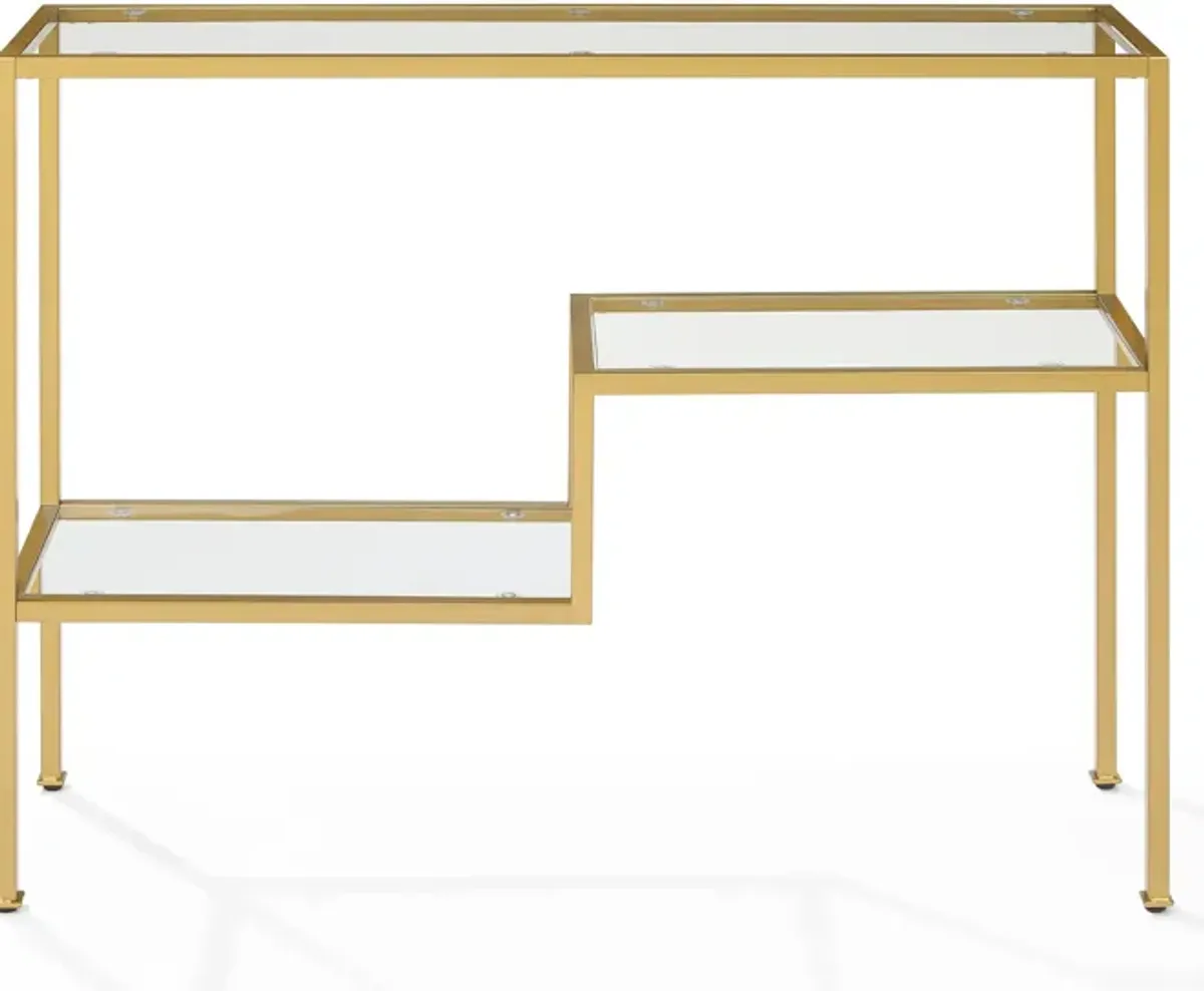 Tesly Console Table - Gold