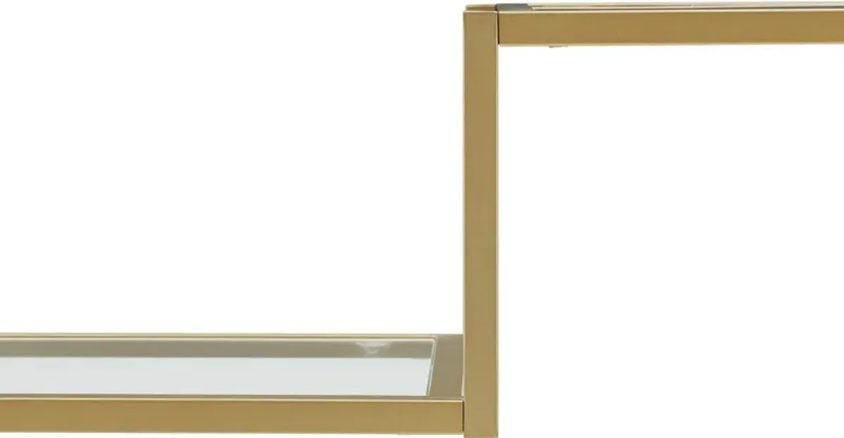 Tesly Console Table - Gold