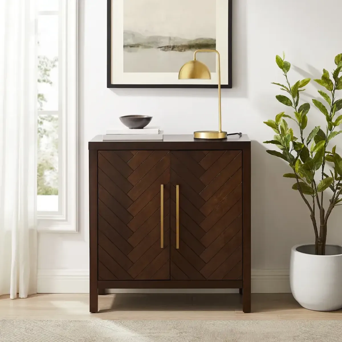 Dutton Accent Cabinet - Brown