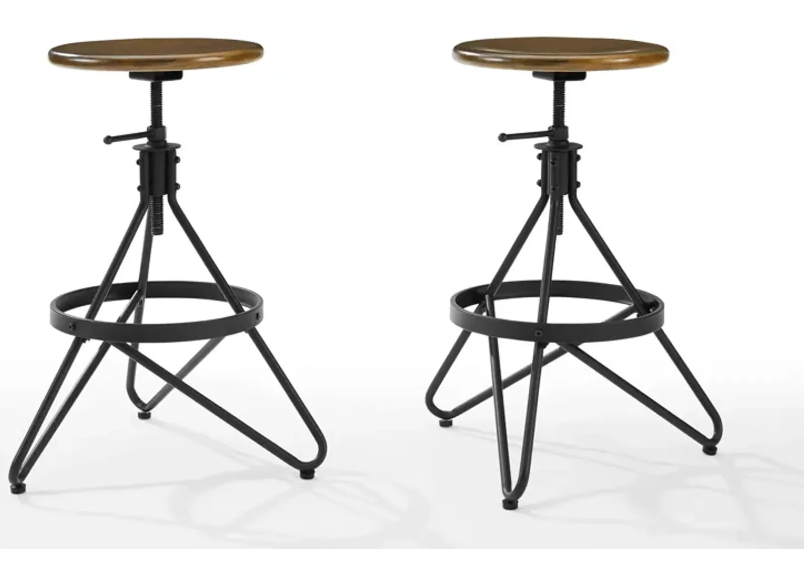 Suki Set of 2 Adjustable Height Swivel Stools