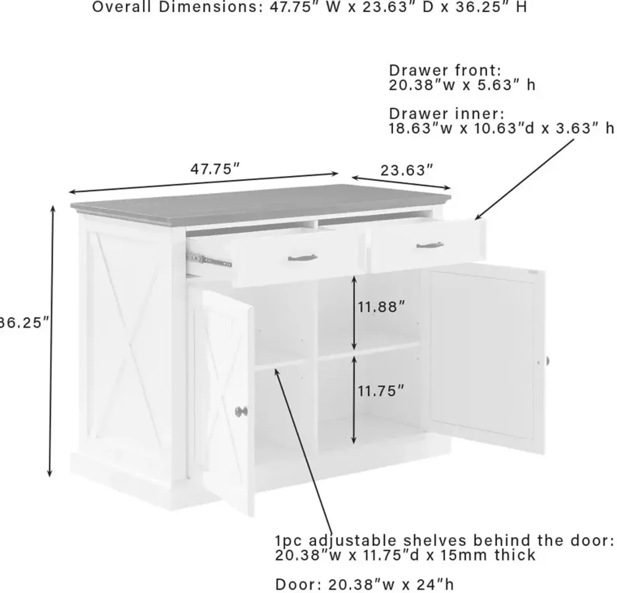 Jansen Kitchen Island