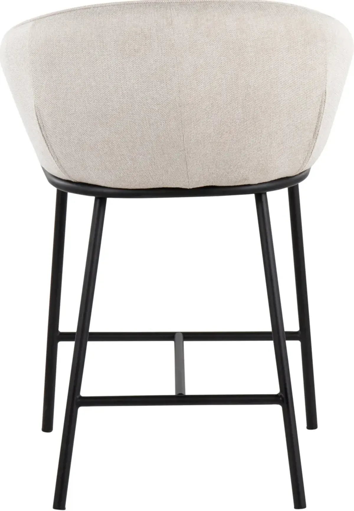 Tansy Set of 2 Counter-Height Stools - White