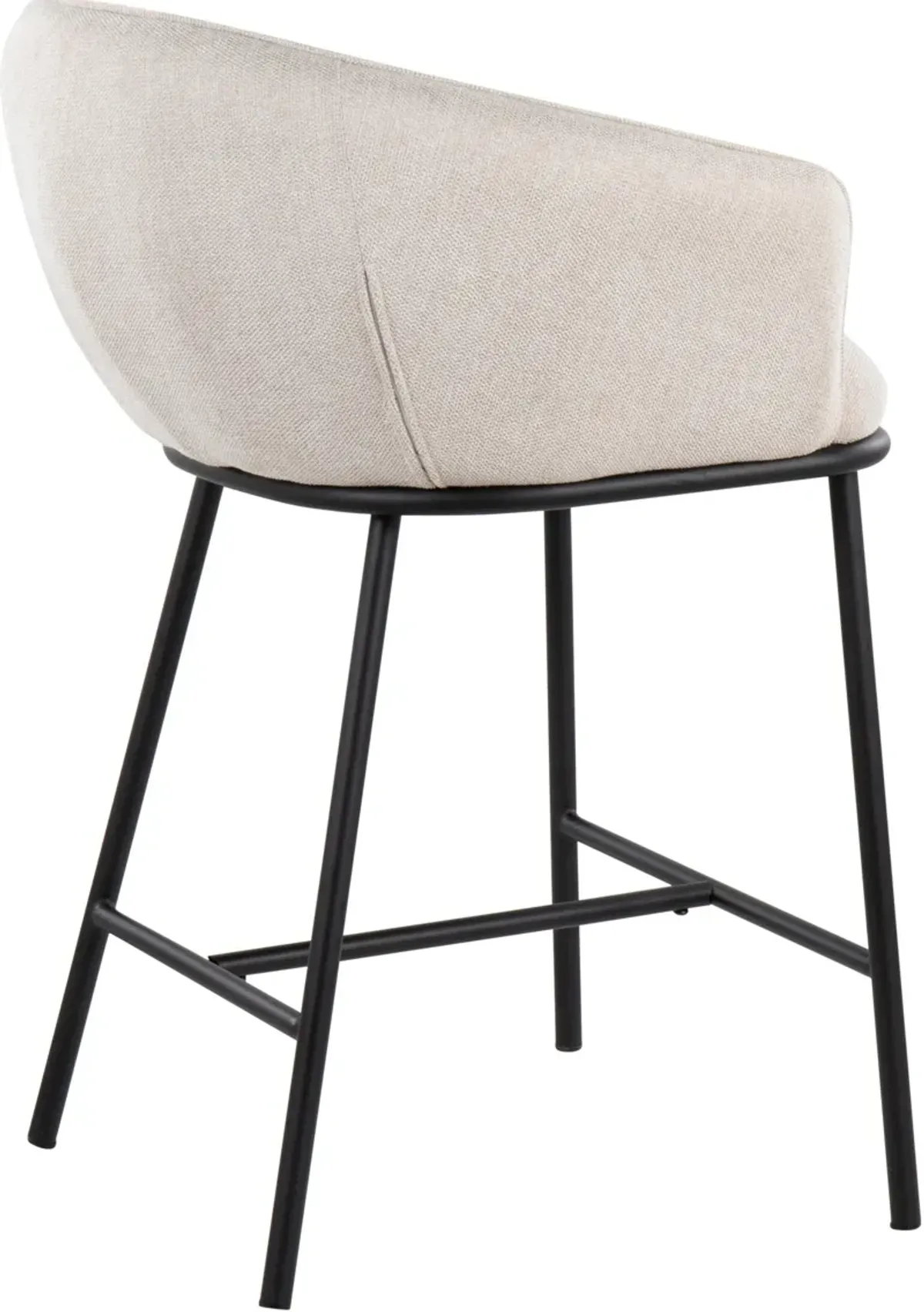 Tansy Set of 2 Counter-Height Stools - White