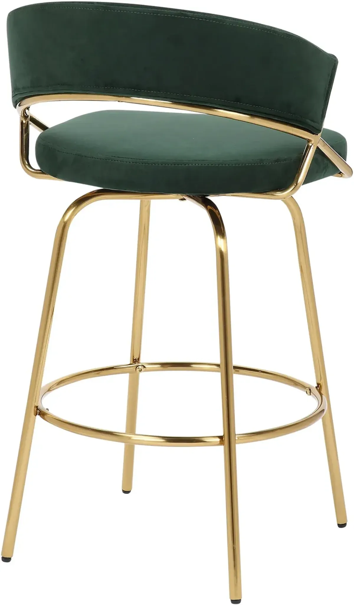 Cyntia Set of 2 Counter-Height Stools - Green