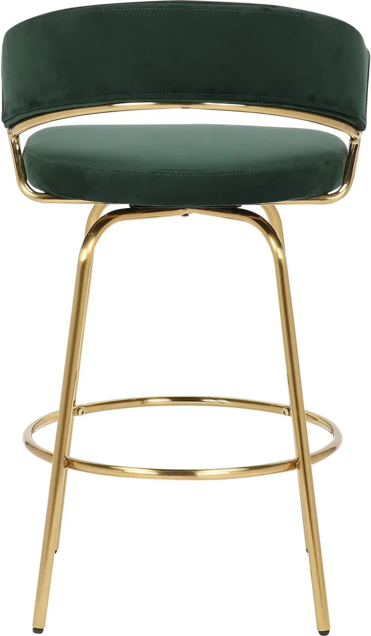 Cyntia Set of 2 Counter-Height Stools - Green