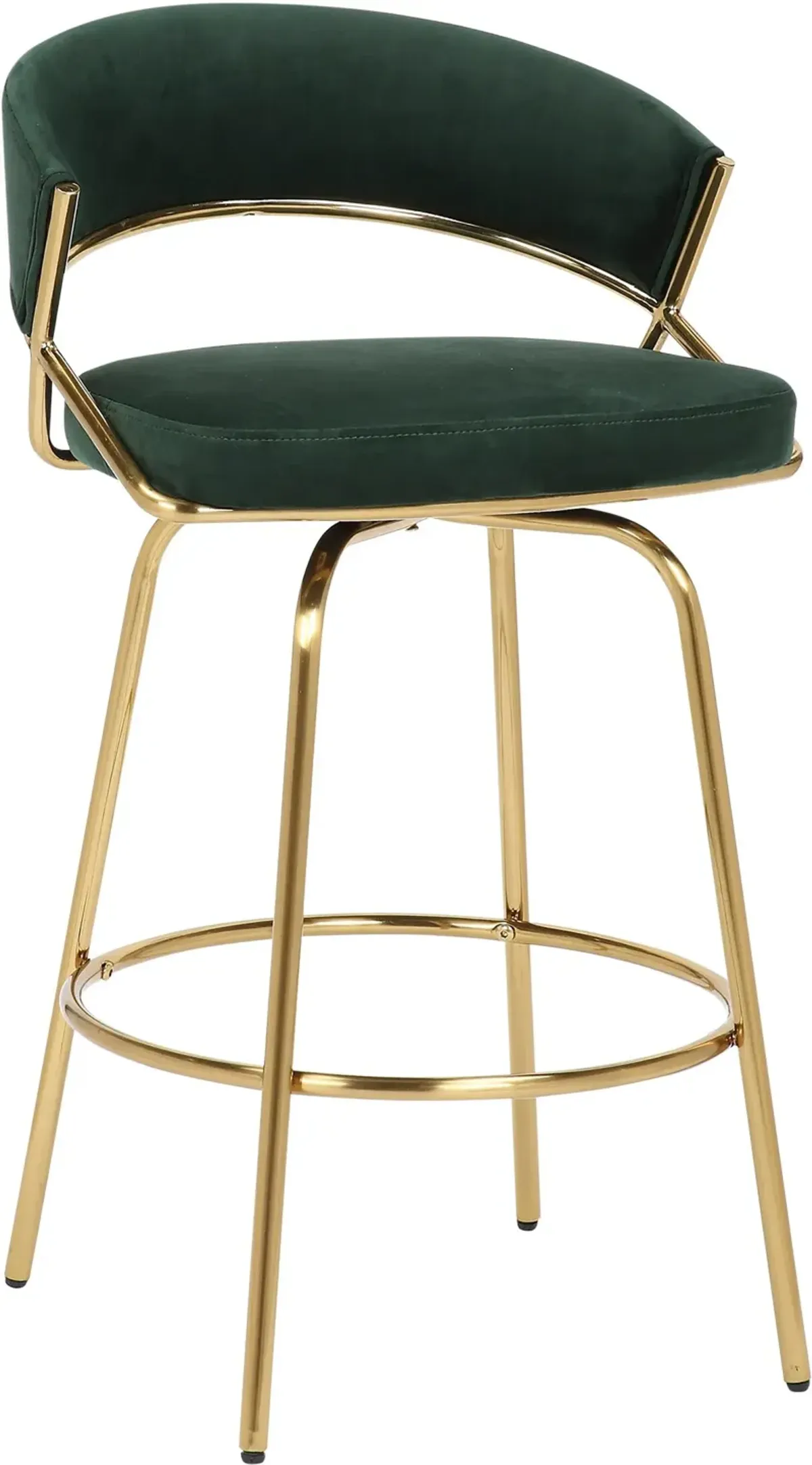 Cyntia Set of 2 Counter-Height Stools - Green