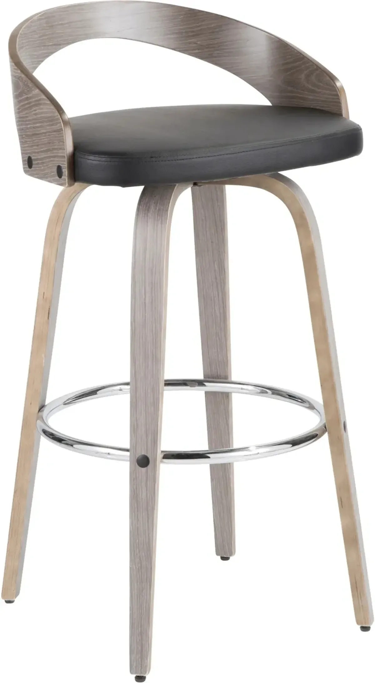 Cocina Set of 2 Bar Stools - Light Gray