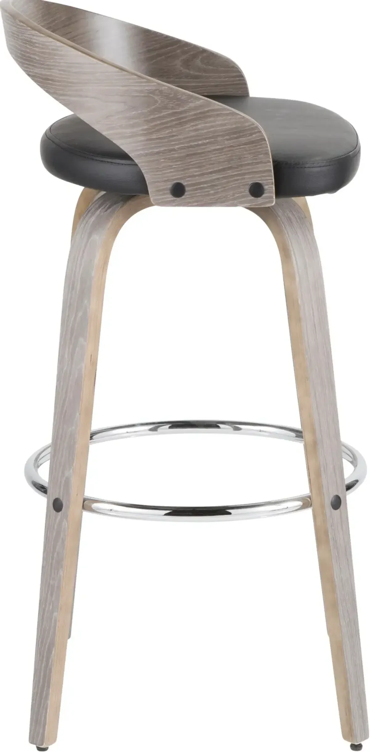 Cocina Set of 2 Bar Stools - Light Gray