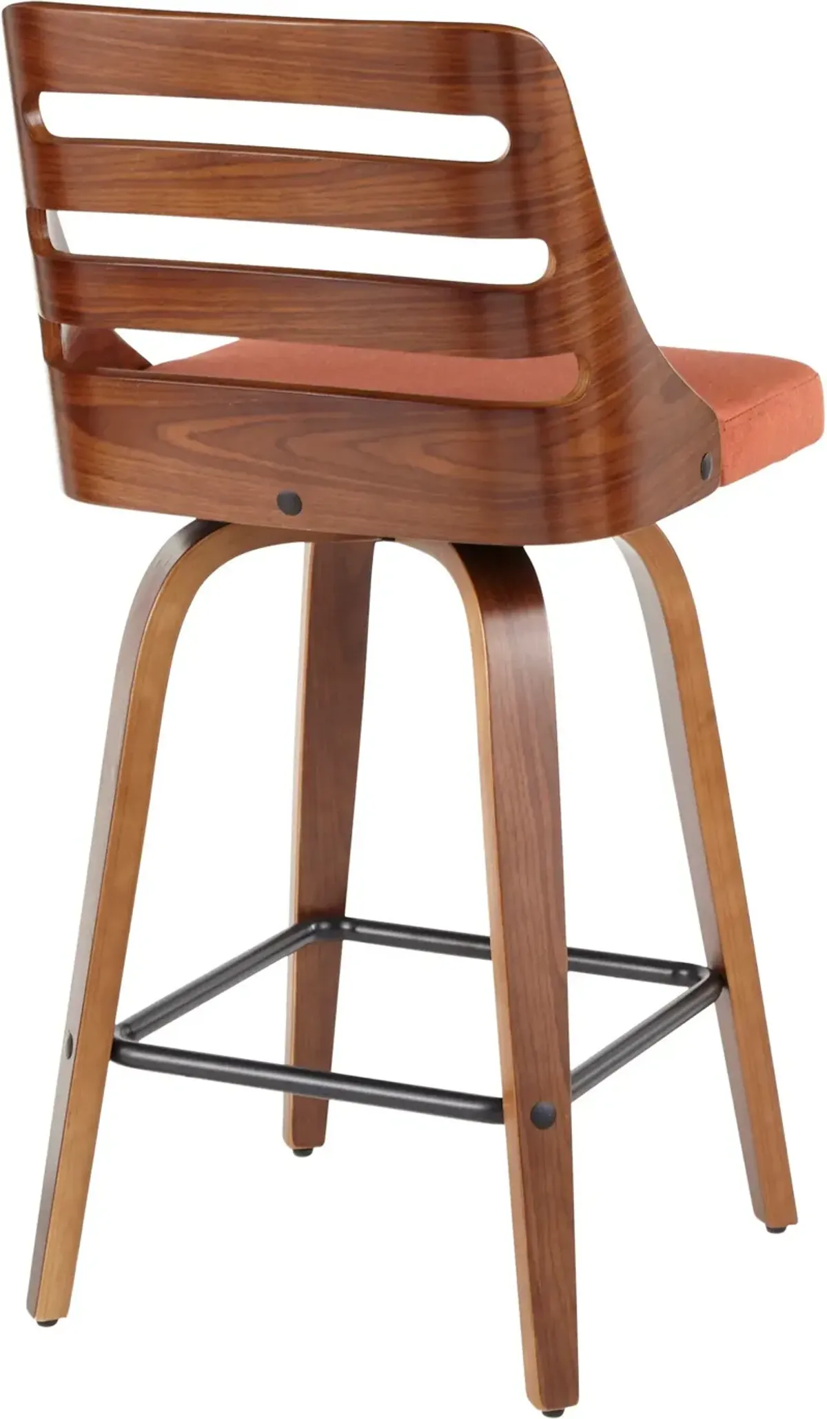 Marla Set of 2 Counter-Height Stools - Orange