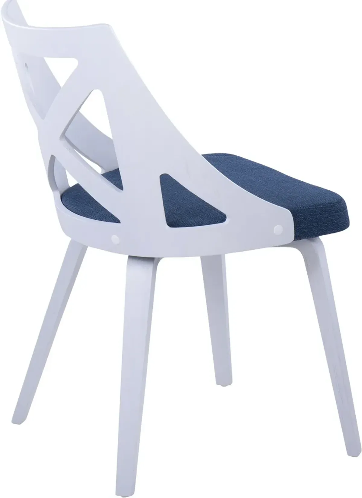 Wiley Set of 2 Dining Chairs - Blue/White