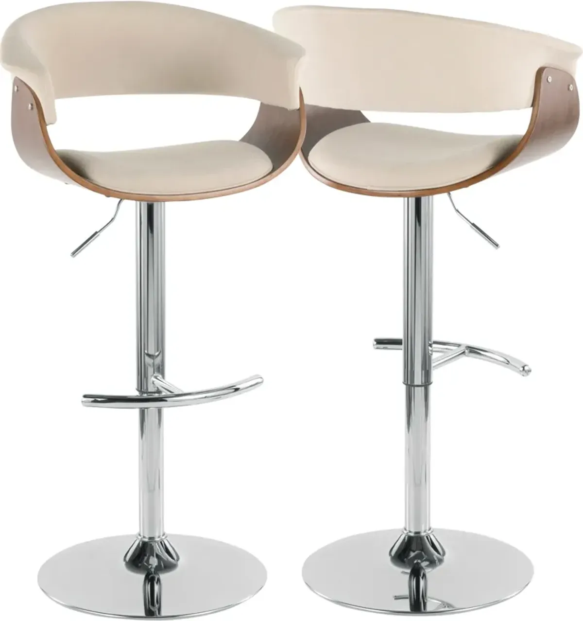 Midge Set of 2 Adjustable Bar Stools