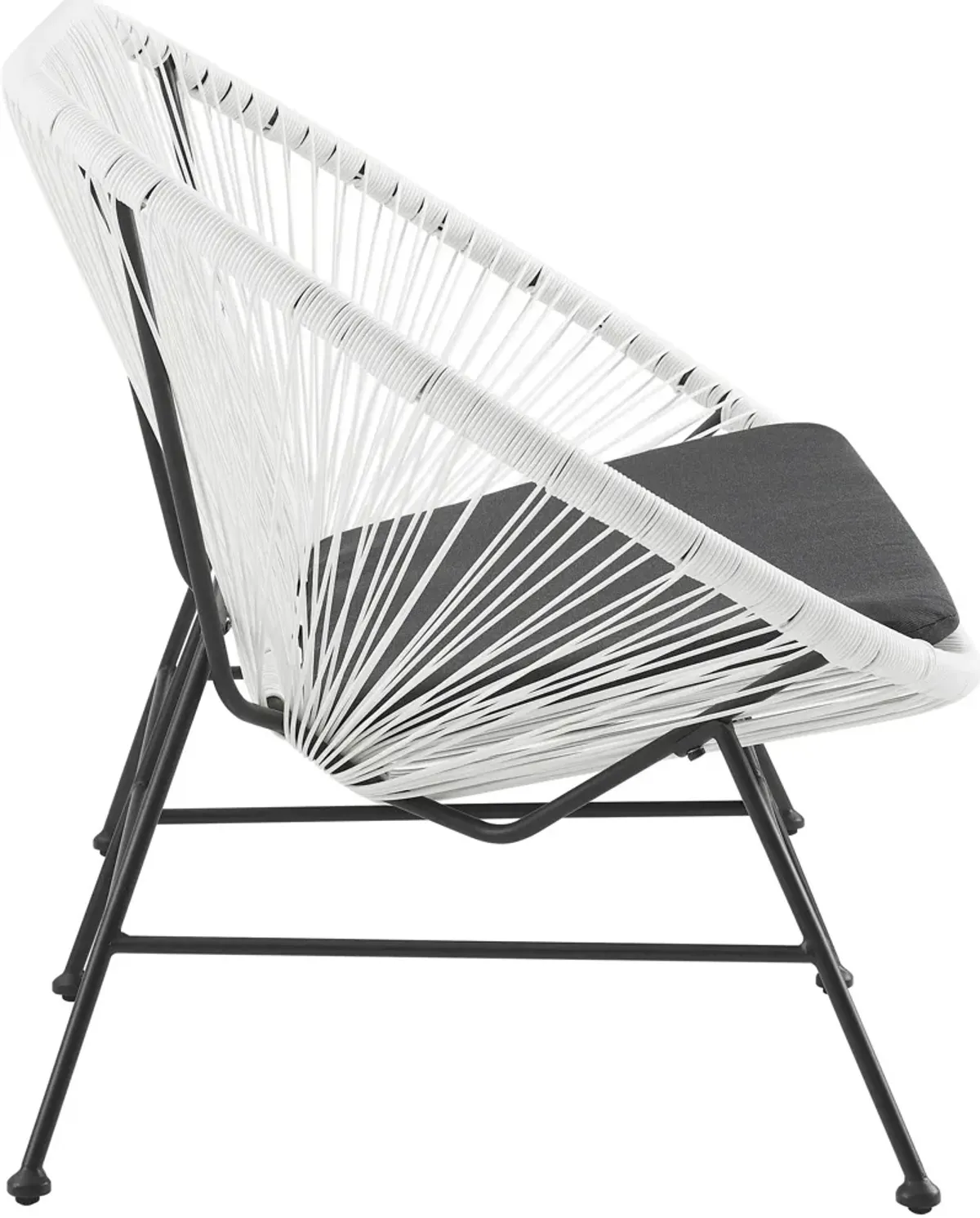 Cosgrove Outdoor Hammock Loveseat - White