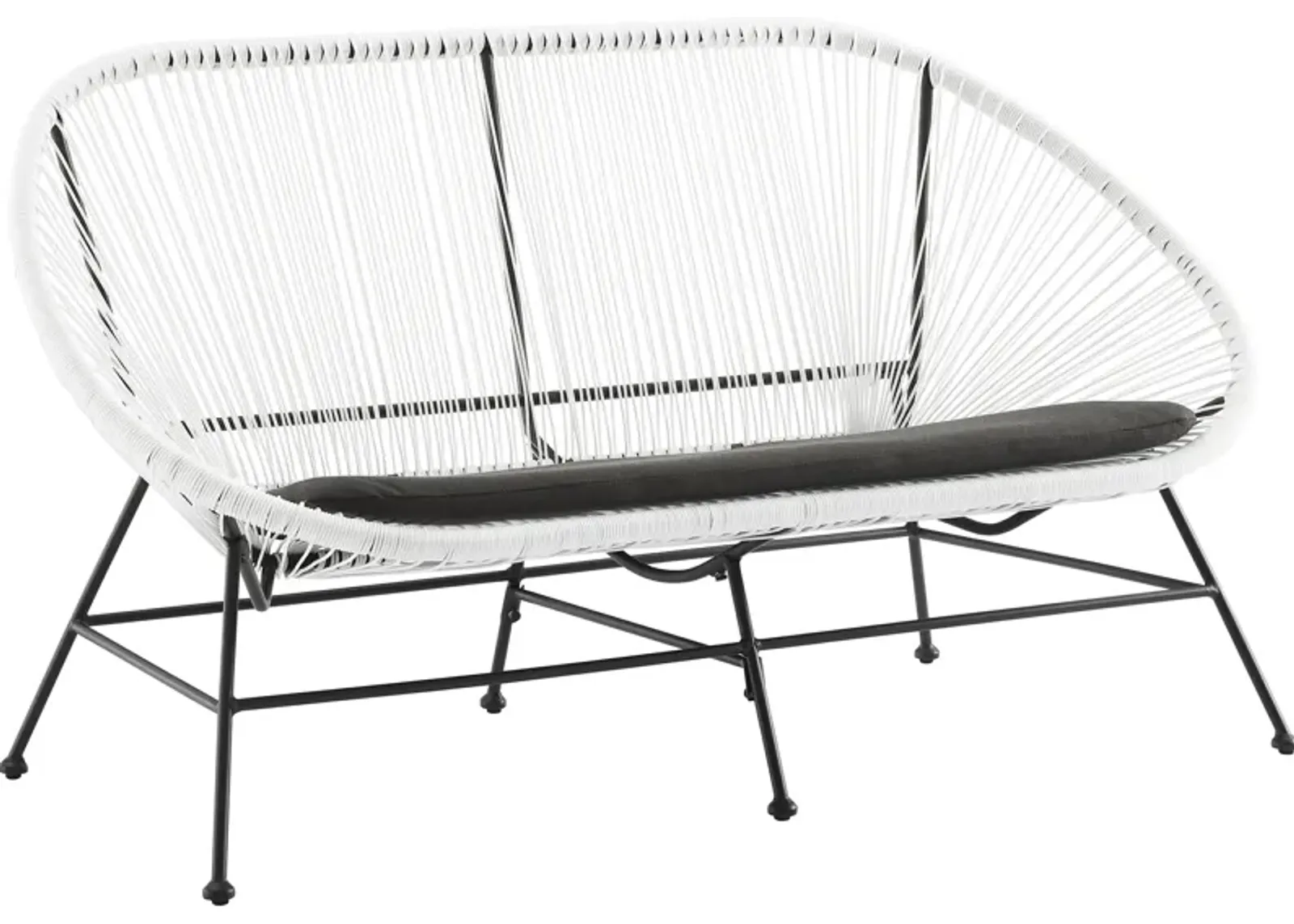 Cosgrove Outdoor Hammock Loveseat - White