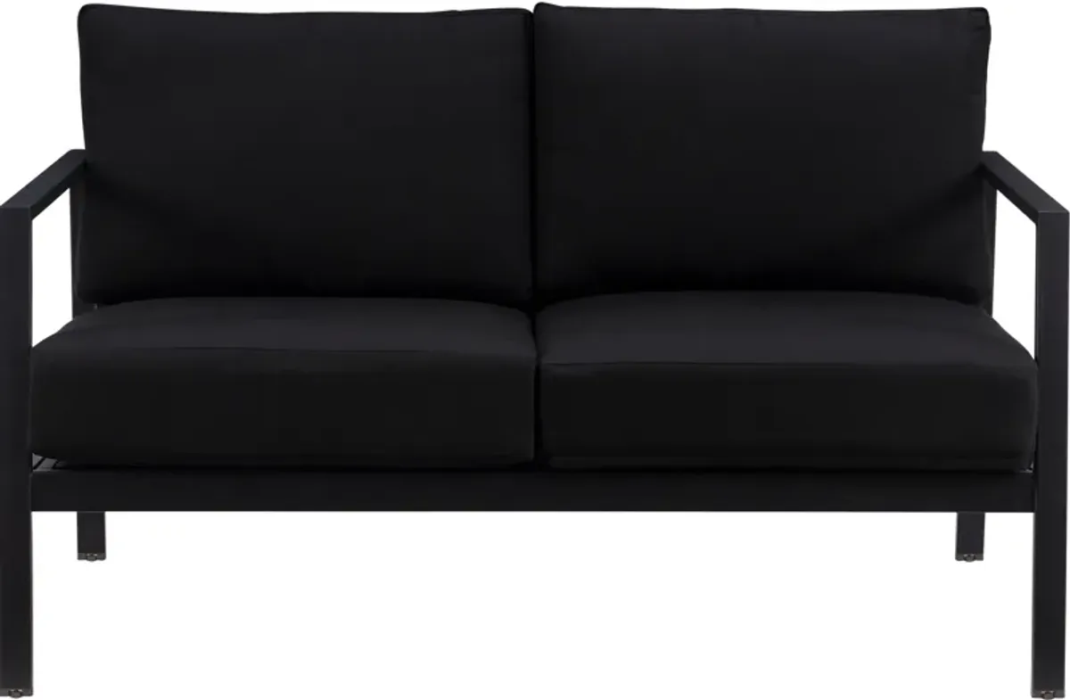 Southhampton Outdoor Loveseat - Black