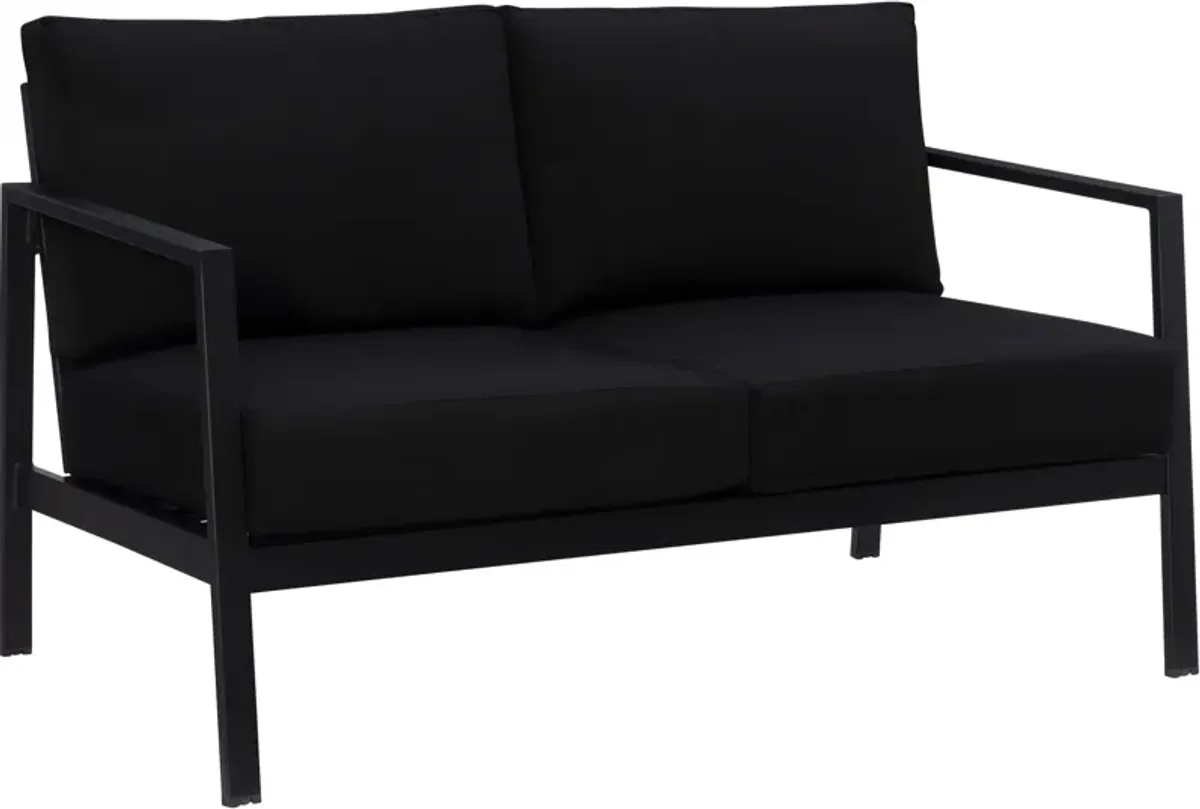 Southhampton Outdoor Loveseat - Black