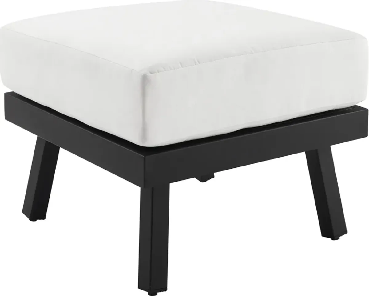 Southhampton Outdoor Ottoman - White