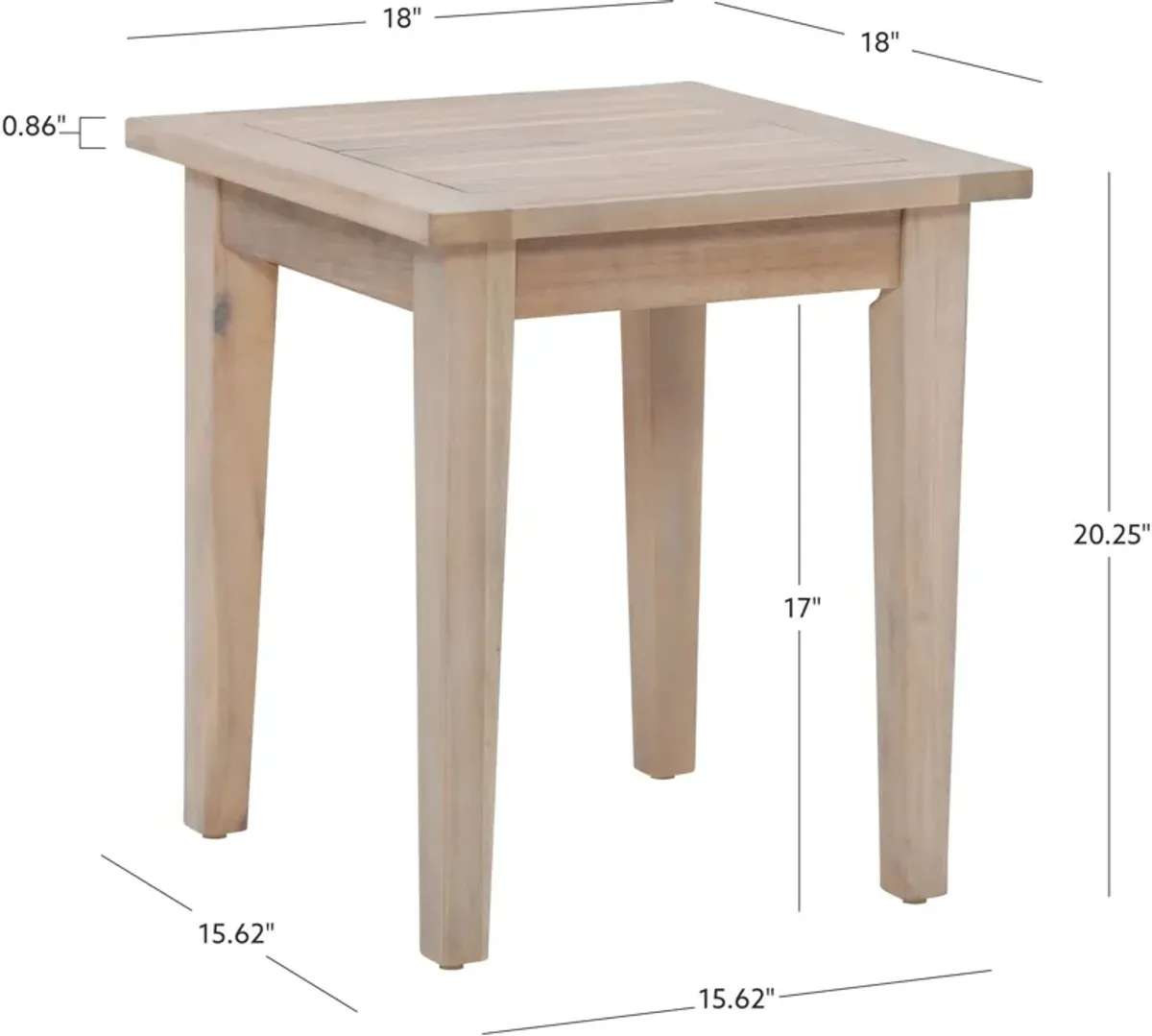 Annotto Bay Outdoor Side Table