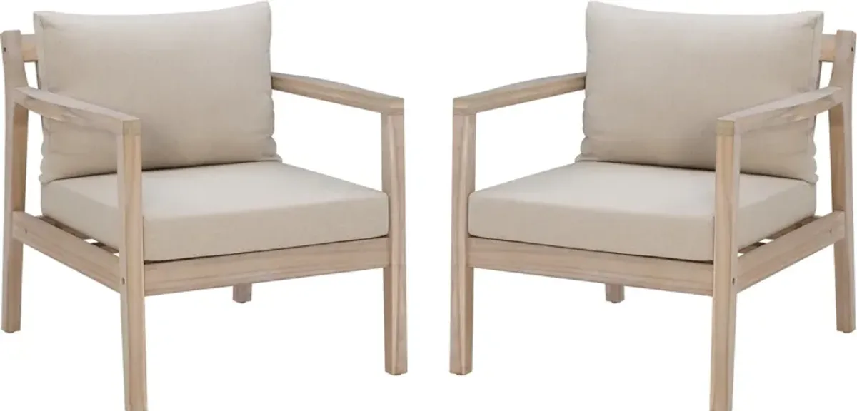 Annotto Bay Set Of 2 Outdoor Chair