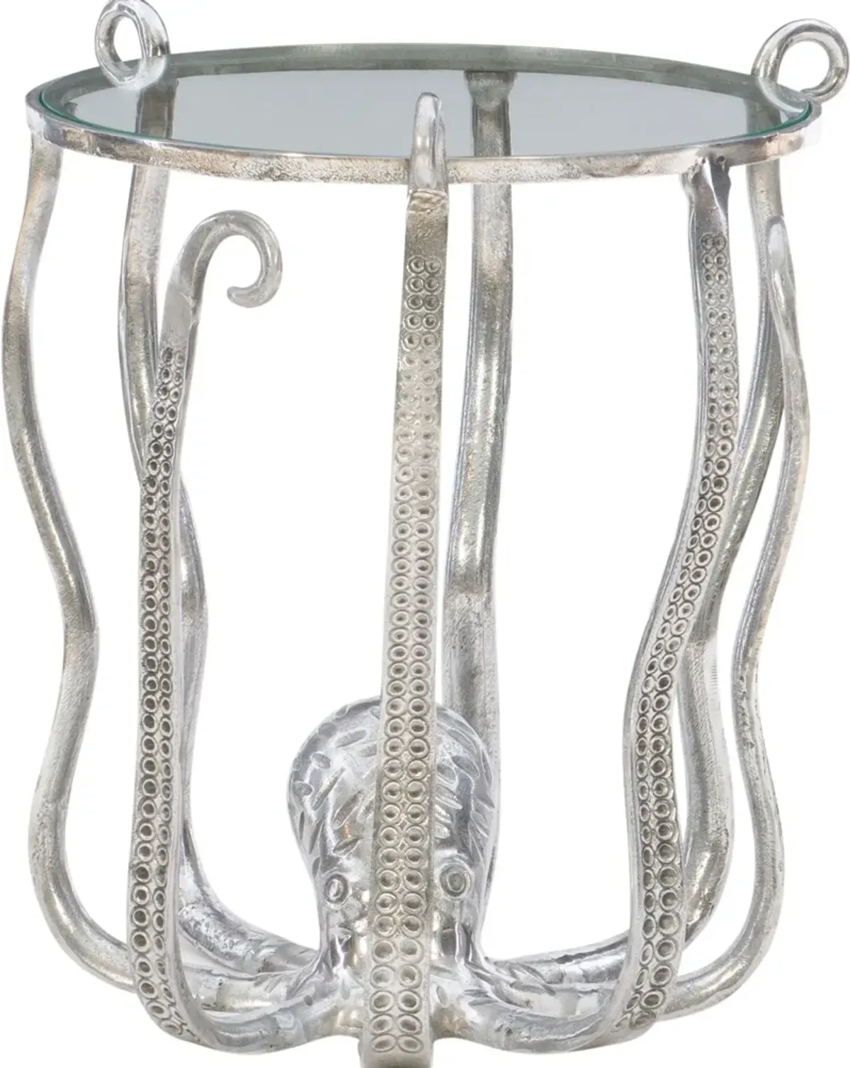 Atlantica End Table - Silver