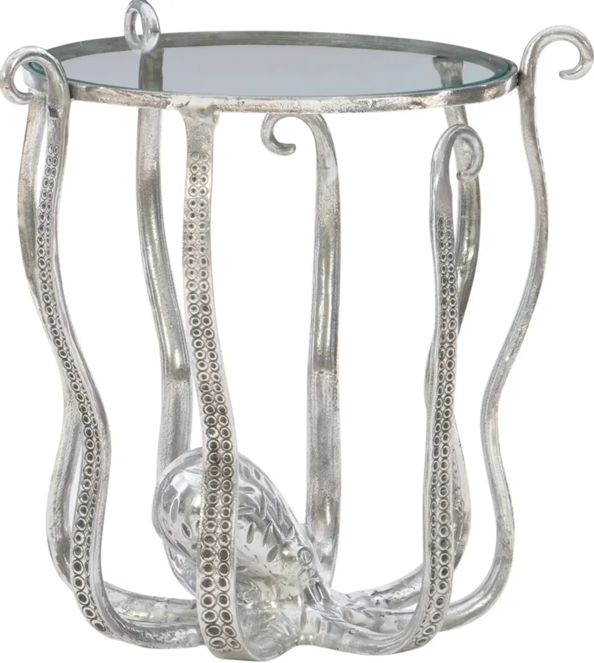 Atlantica End Table - Silver