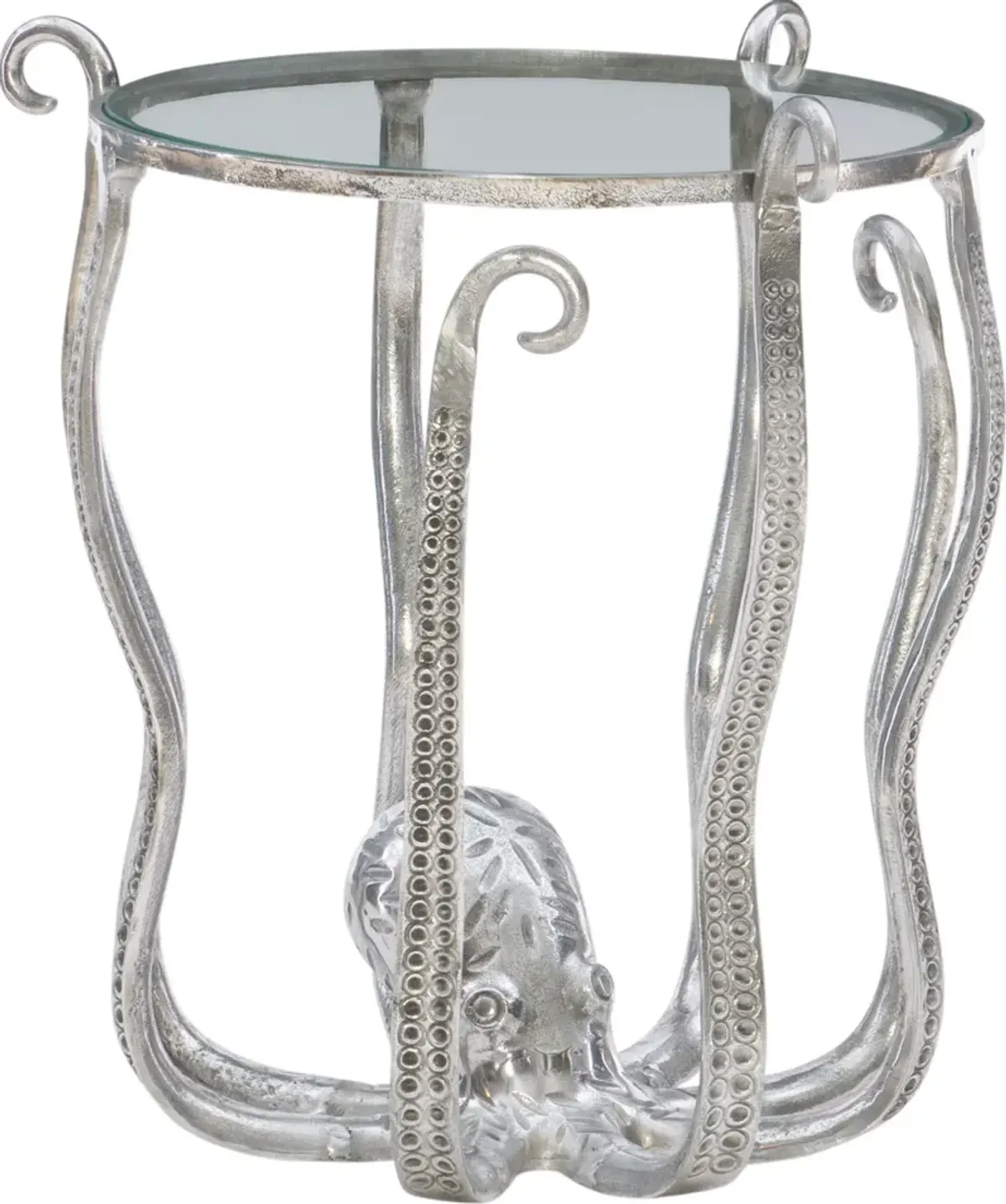 Atlantica End Table - Silver