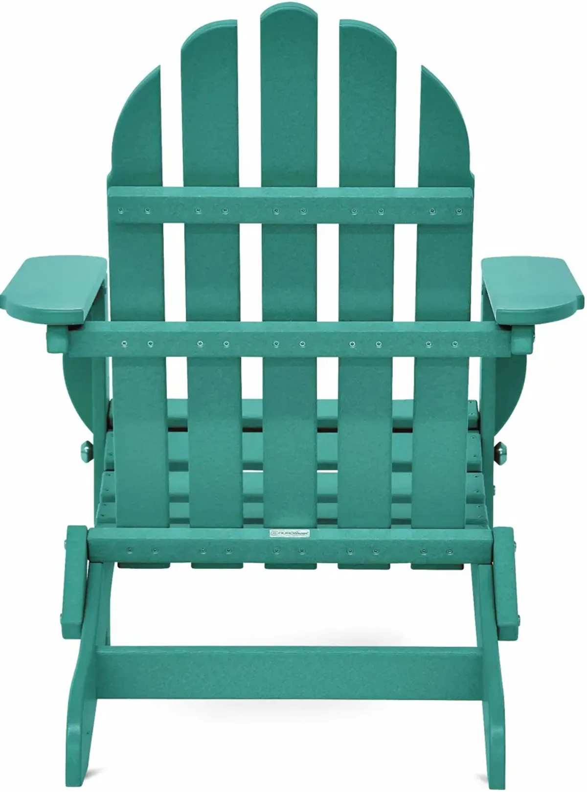 Raleigh Set of 2 Outdoor Folding Adirondack Chairs - Teal