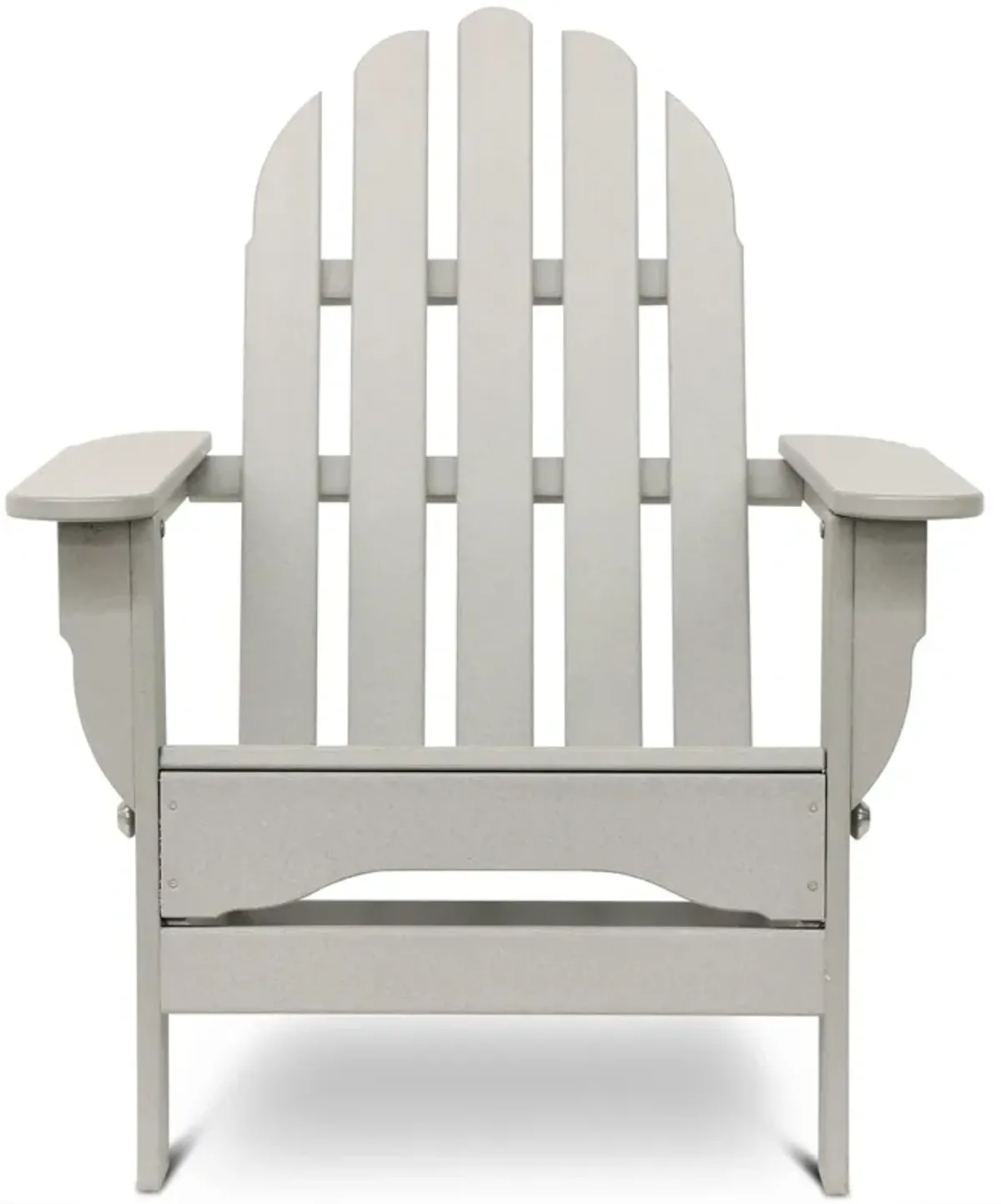 Raleigh Set of 2 Outdoor Folding Adirondack Chairs - Gray