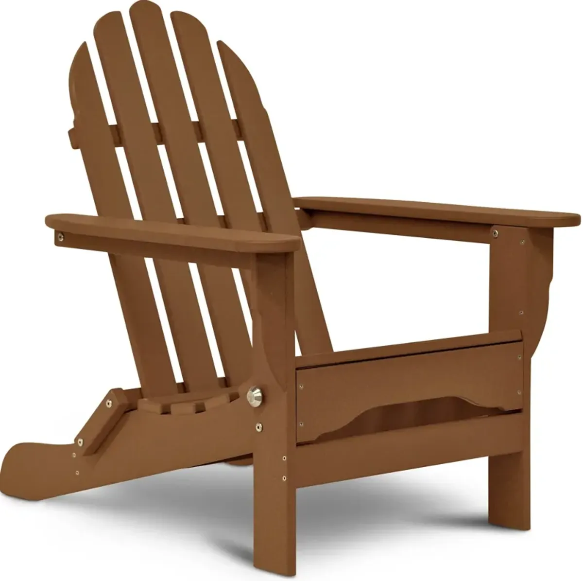 Raleigh Set of 2 Outdoor Folding Adirondack Chairs - Teak