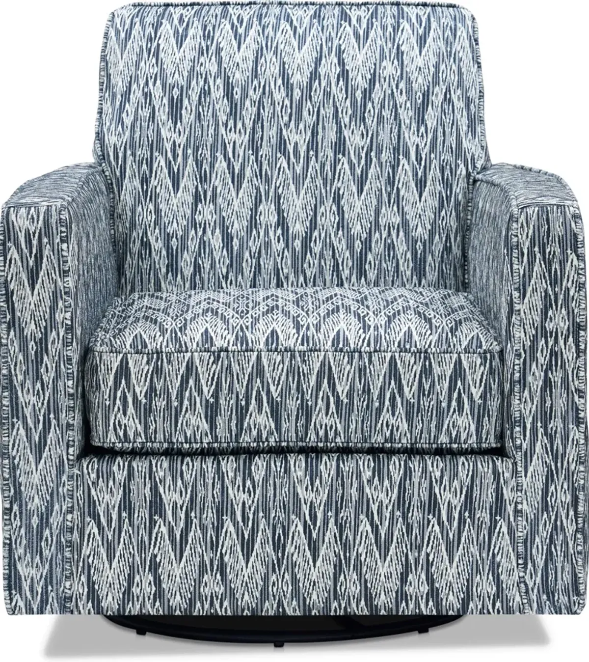 Callie Accent Swivel Chair - Navy