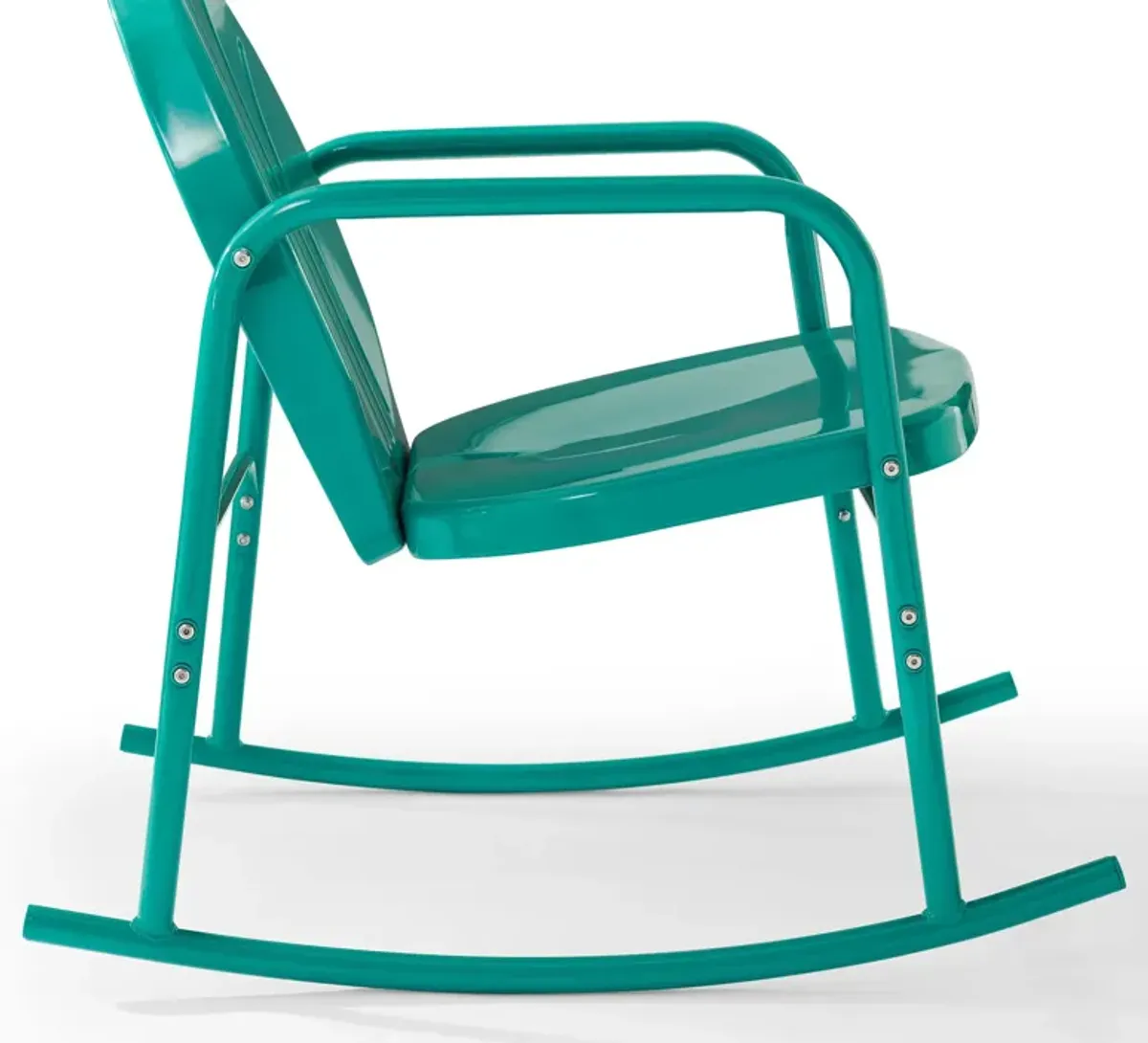 Kona Set of 2 Outdoor Rocking Chairs and Side Table - Turquoise