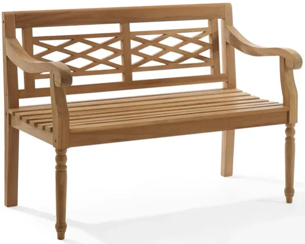 Pompano Outdoor Teak Bench