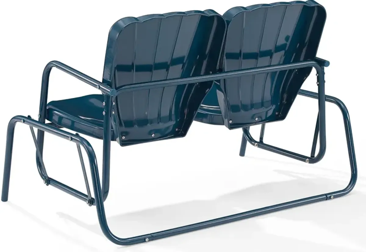 Petal Outdoor Loveseat Glider - Navy