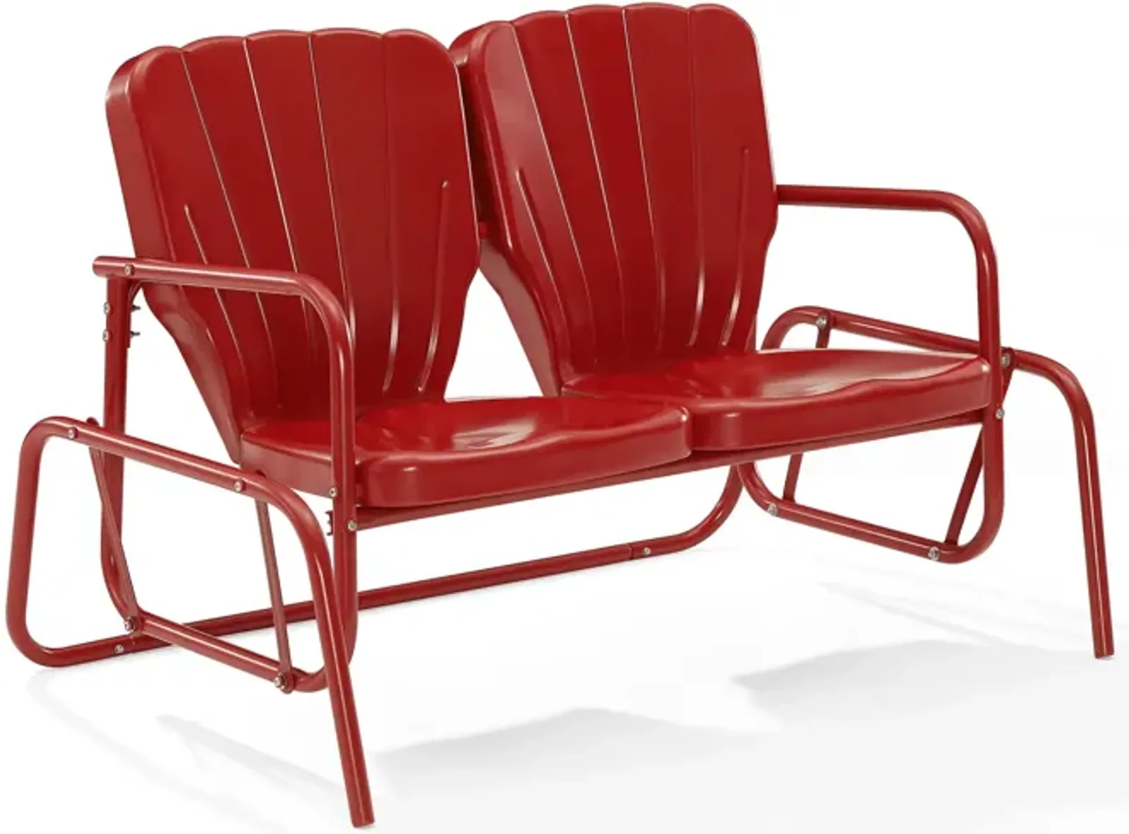 Petal Outdoor Loveseat Glider - Red