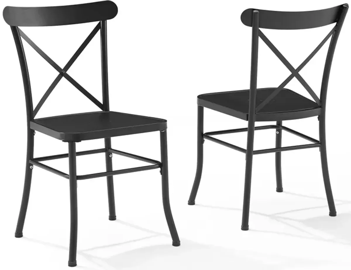 Manteo Set of 2 Outdoor Dining Chairs