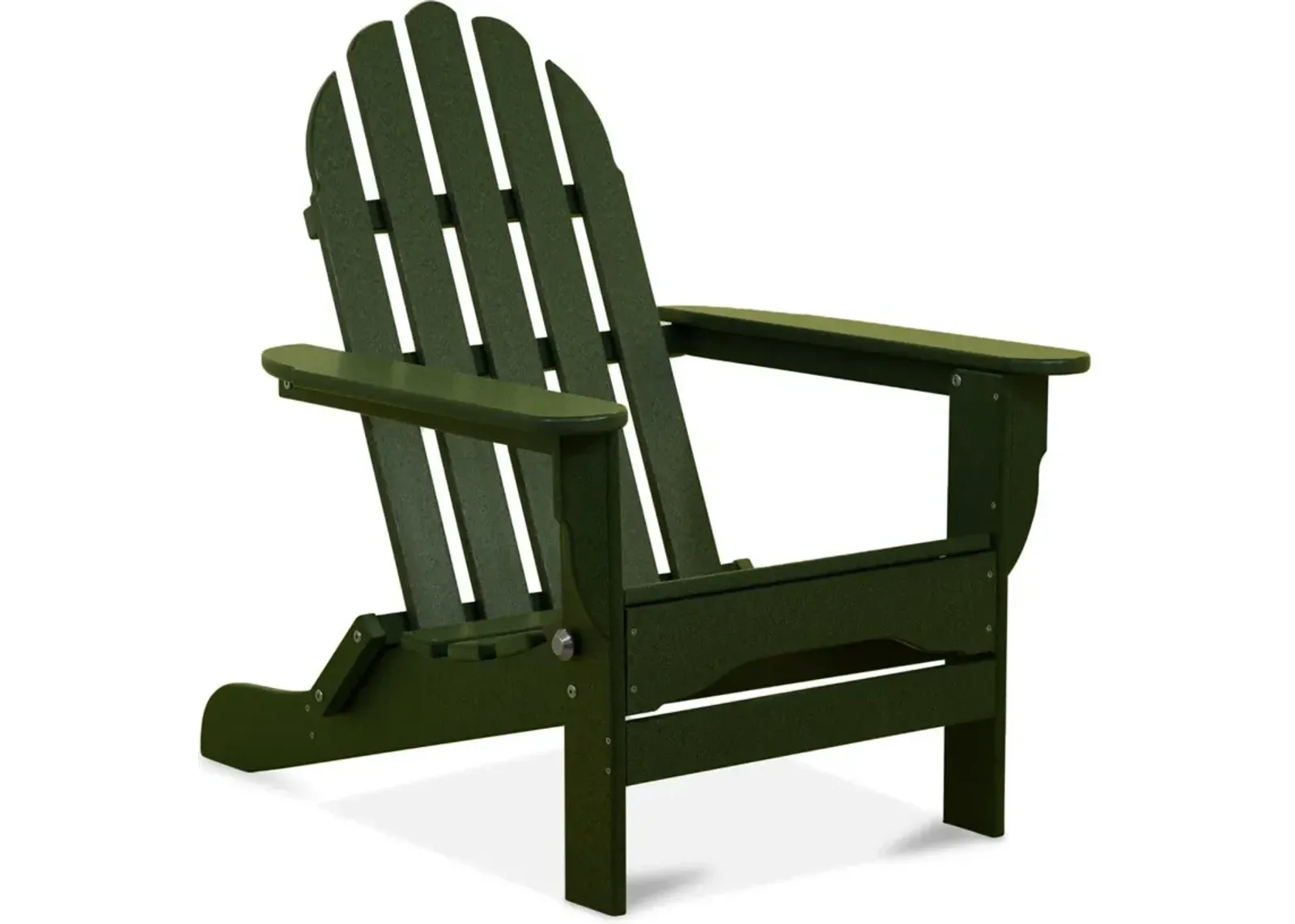 Raleigh Outdoor Folding Adirondack Chair - Forest Green