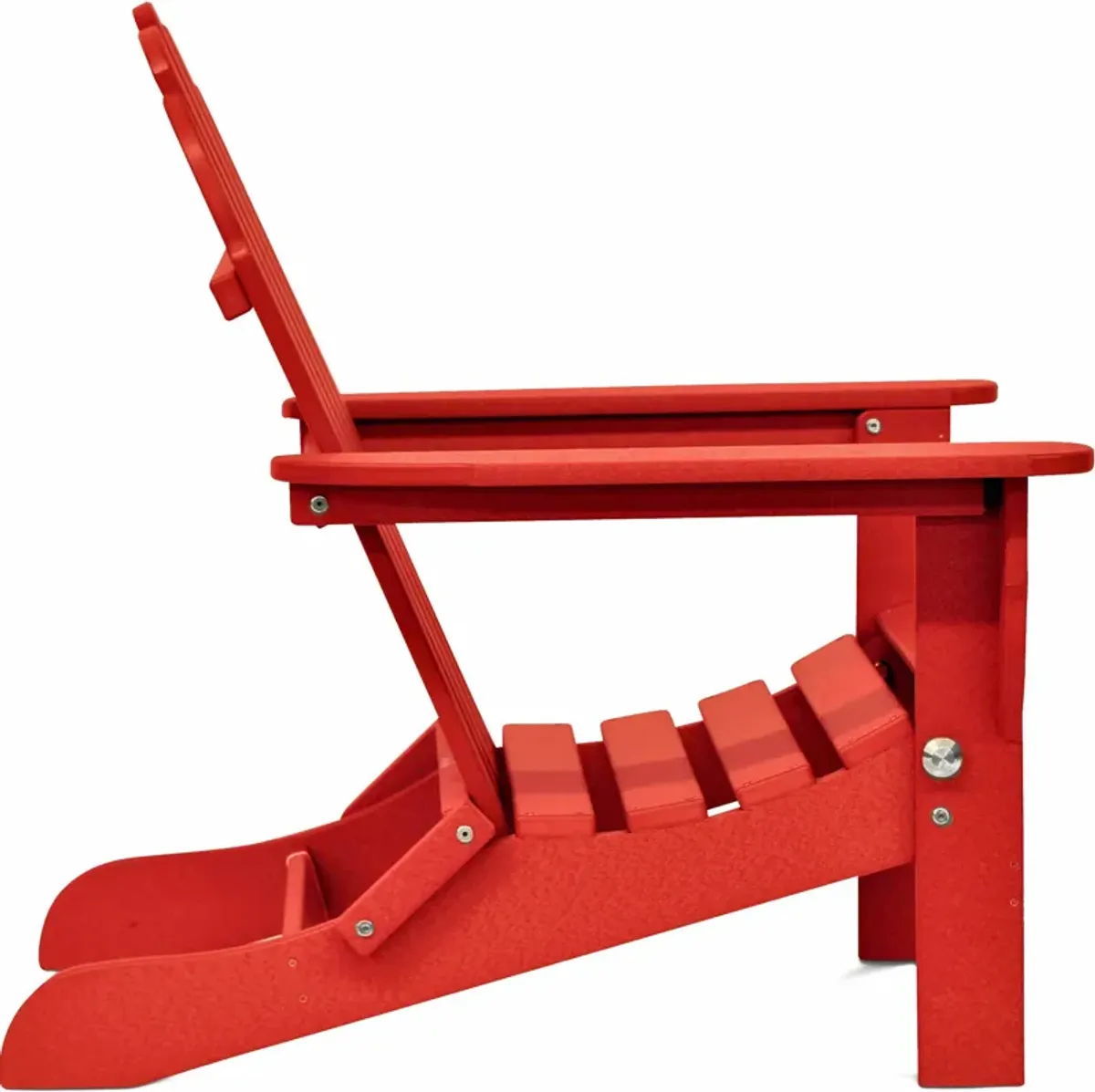 Raleigh Outdoor Folding Adirondack Chair - Red