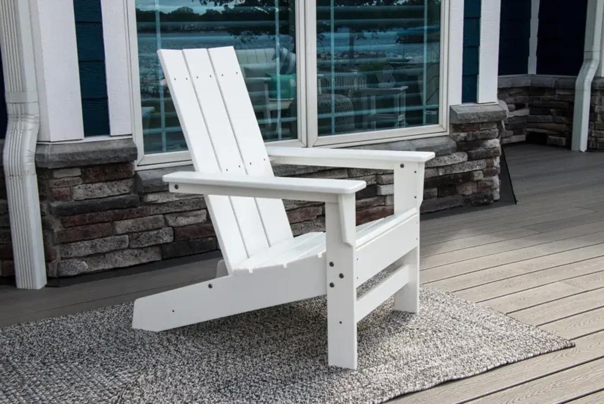 Solstice Outdoor Adirondack Chair - White