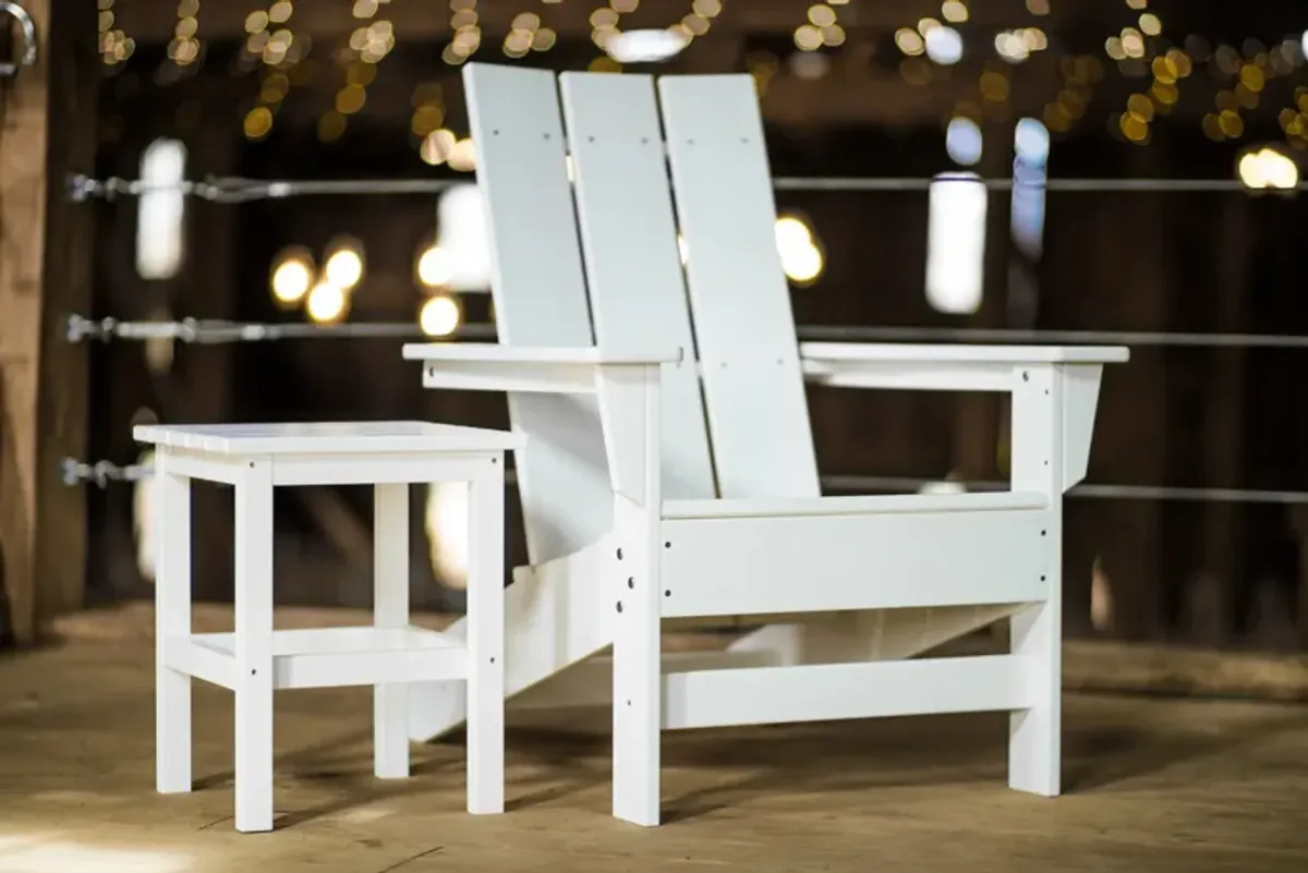 Solstice Outdoor Adirondack Chair - White