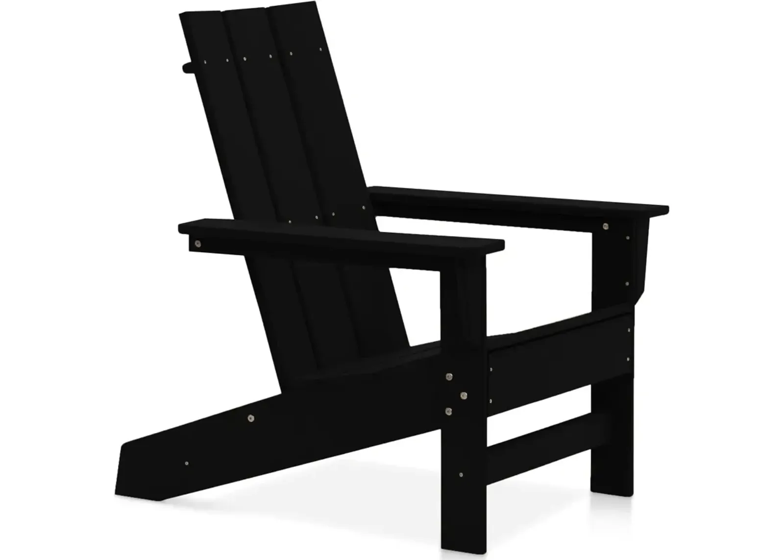 Solstice Outdoor Adirondack Chair - Black