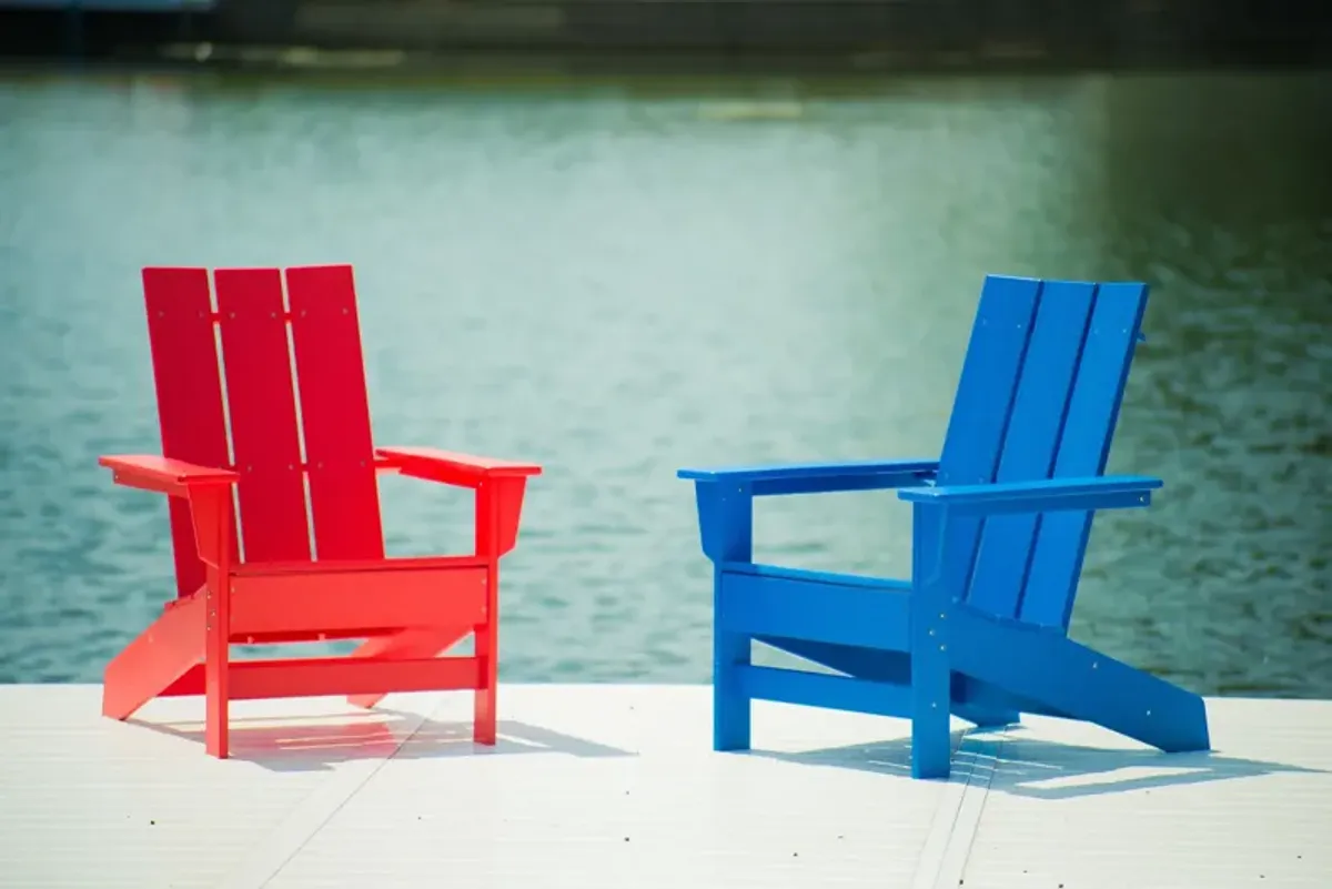 Solstice Outdoor Adirondack Chair - Red