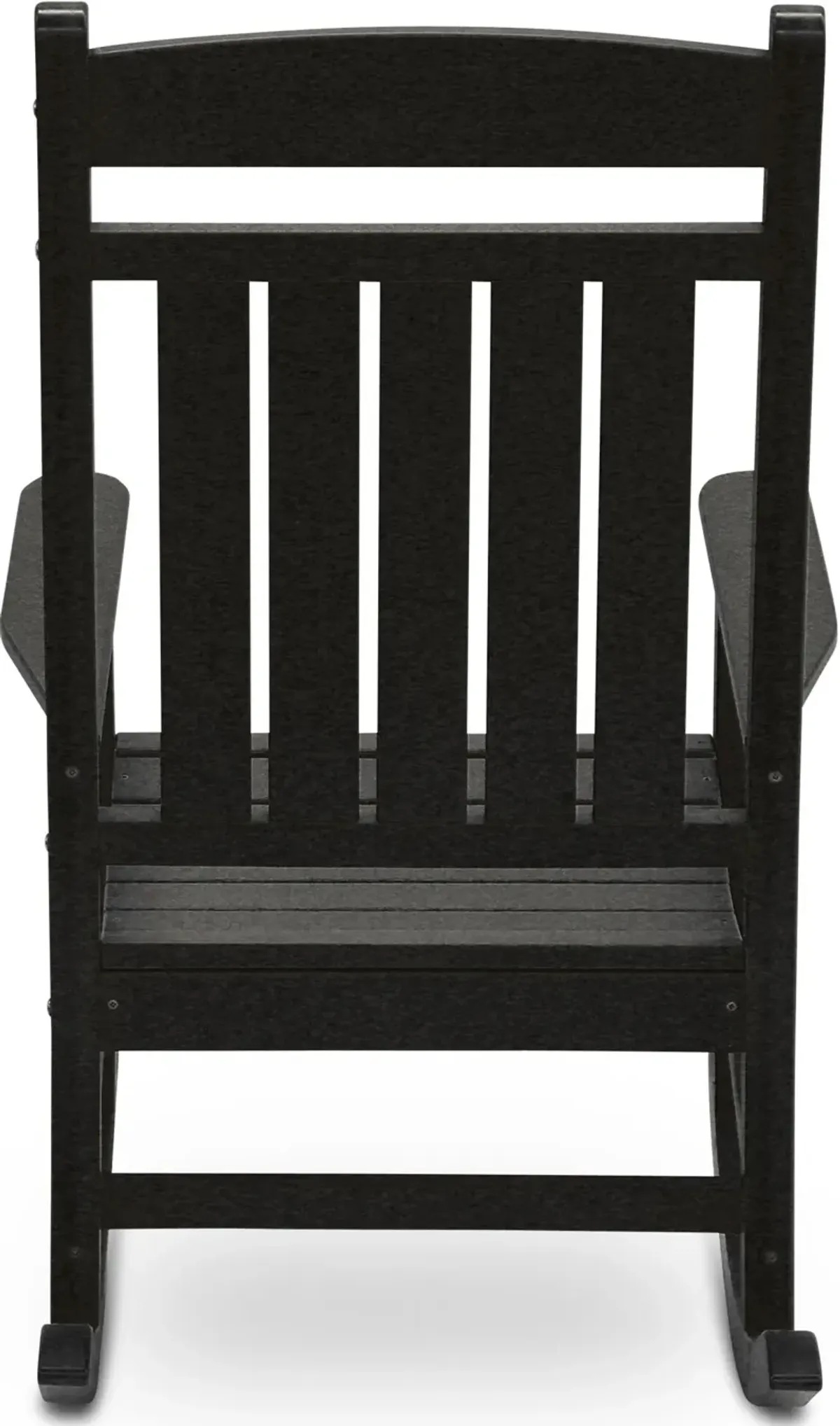 Breezey Outdoor Adirondack Rocking Chair - Black