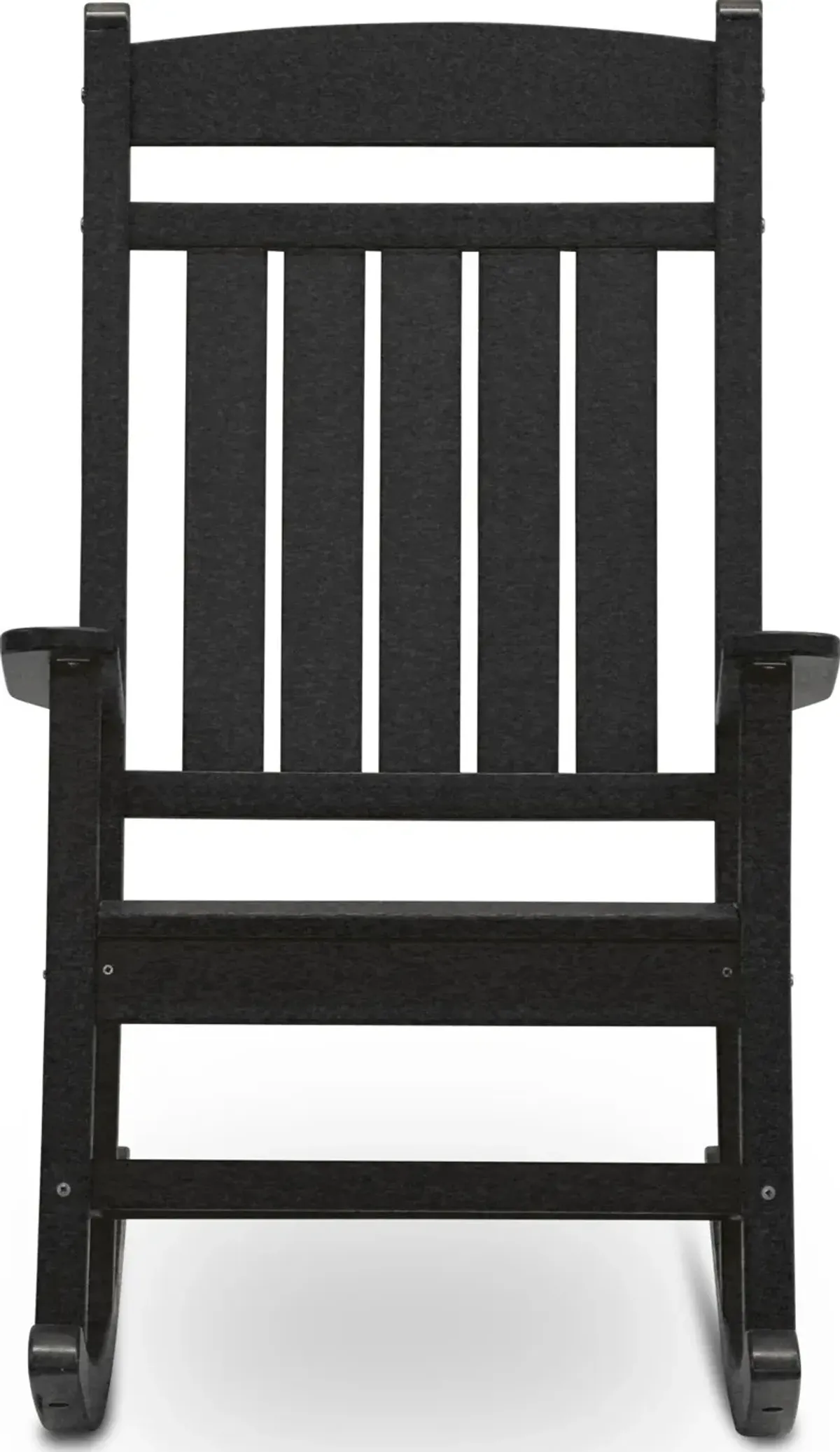 Breezey Outdoor Adirondack Rocking Chair - Black