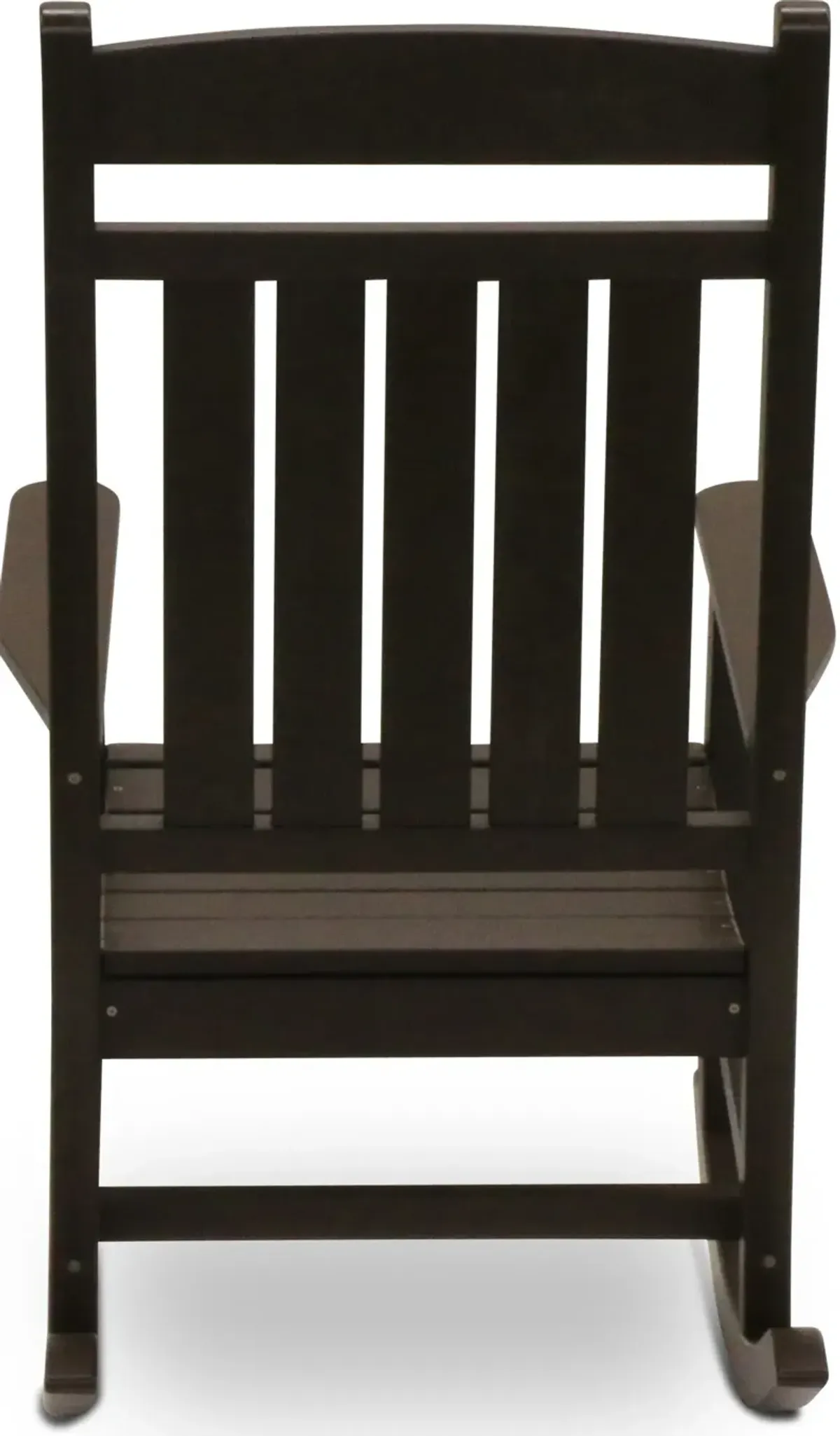 Breezey Outdoor Adirondack Rocking Chair - Chocolate