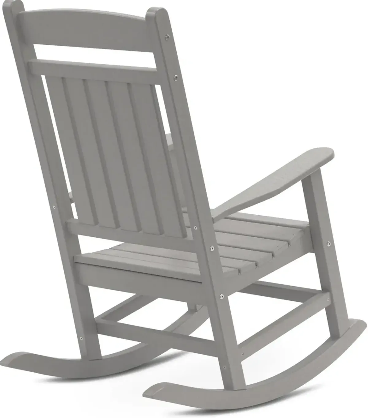 Breezey Outdoor Adirondack Rocking Chair - Gray