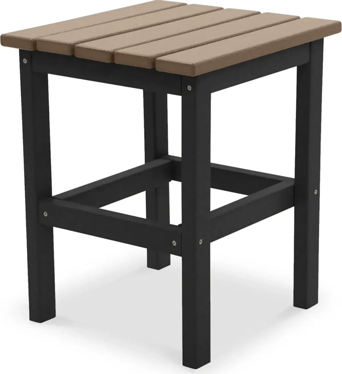 Avail Outdoor Side Table - Black/Wood