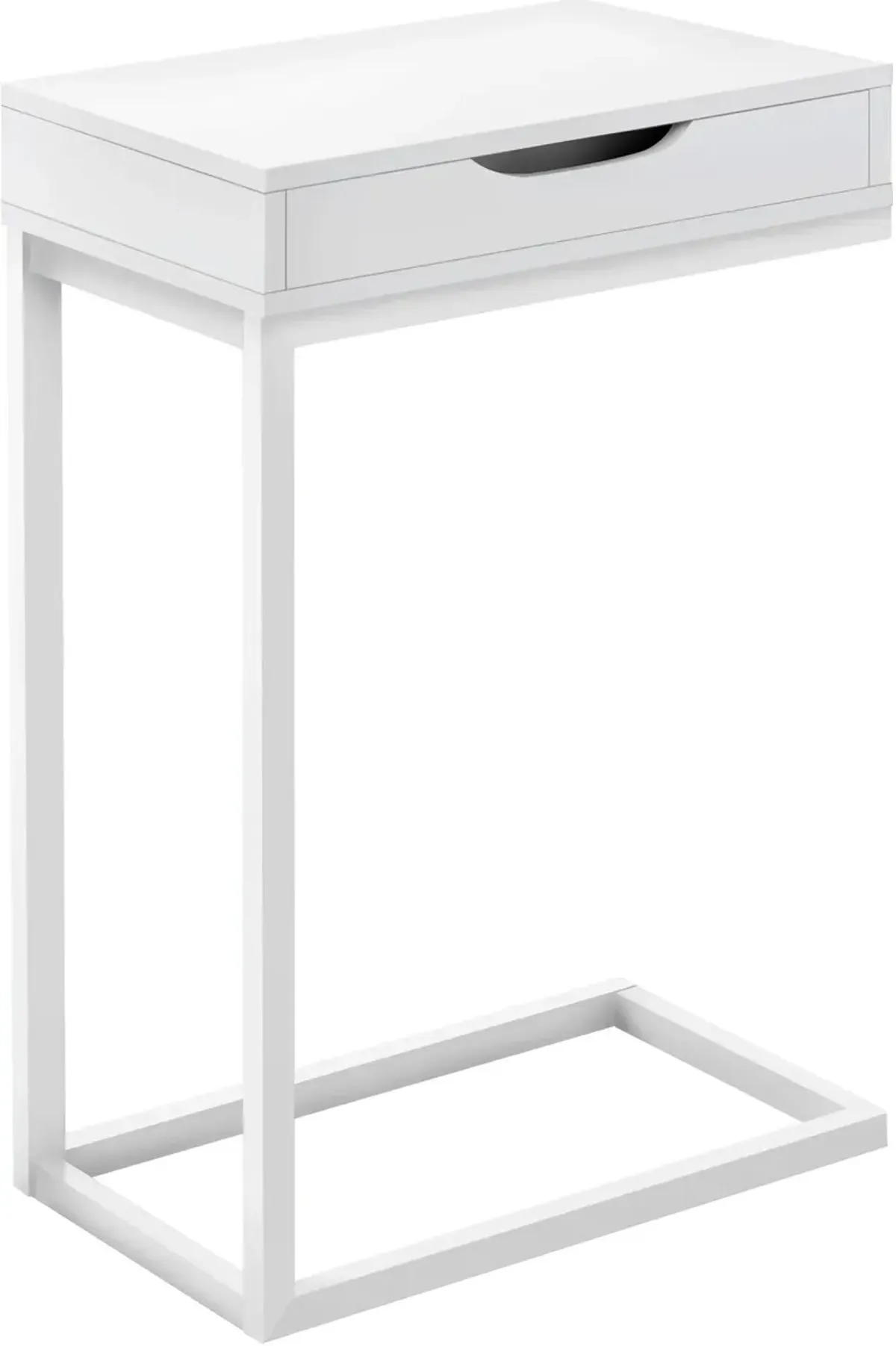 Hugh C-Table - White/White