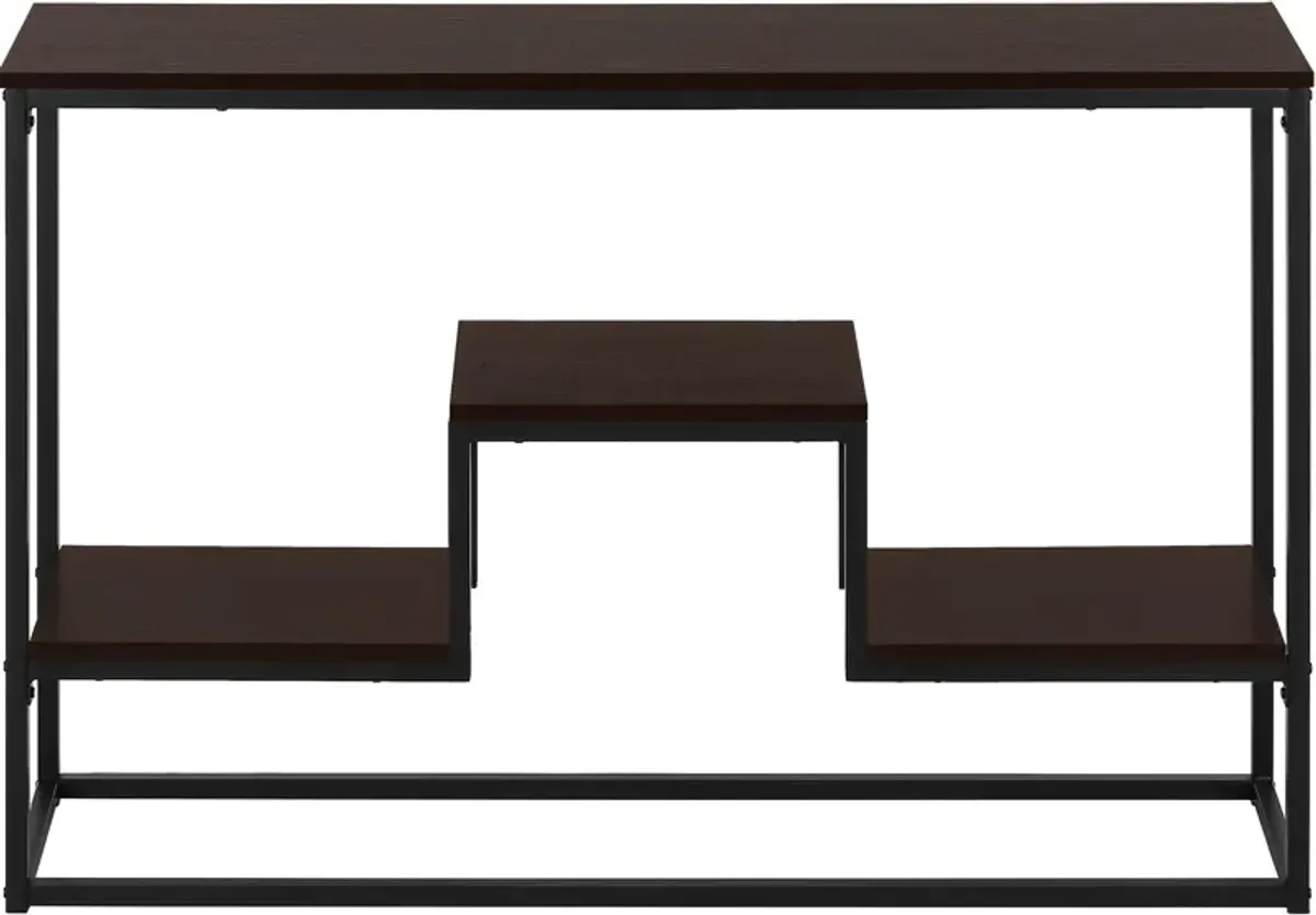 Etta Console Table - Brown/Black