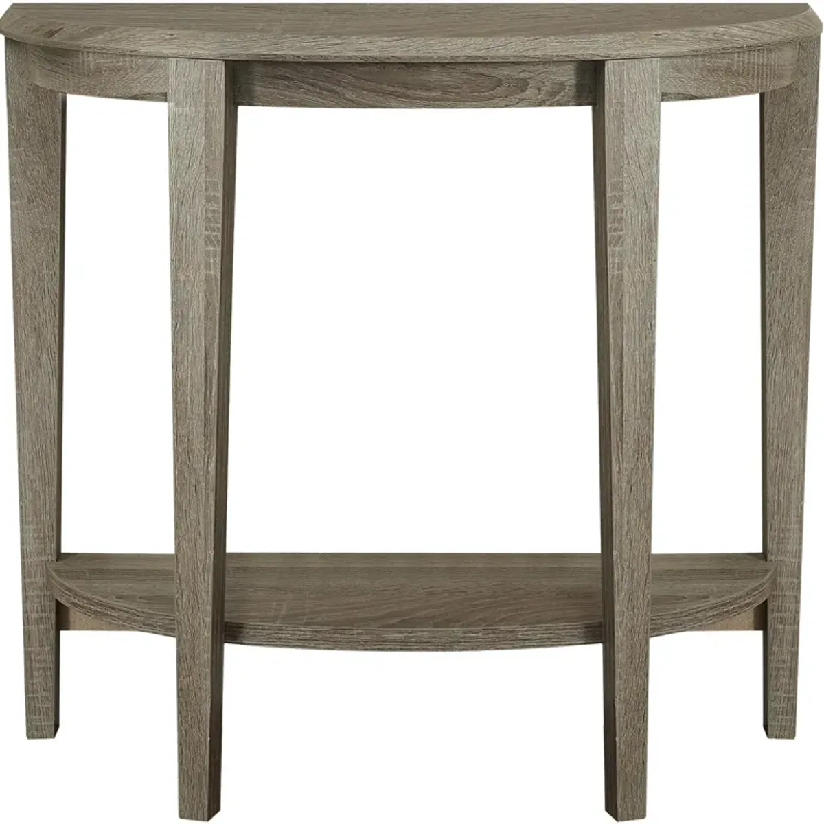 Sallie Console Table - Dark Taupe