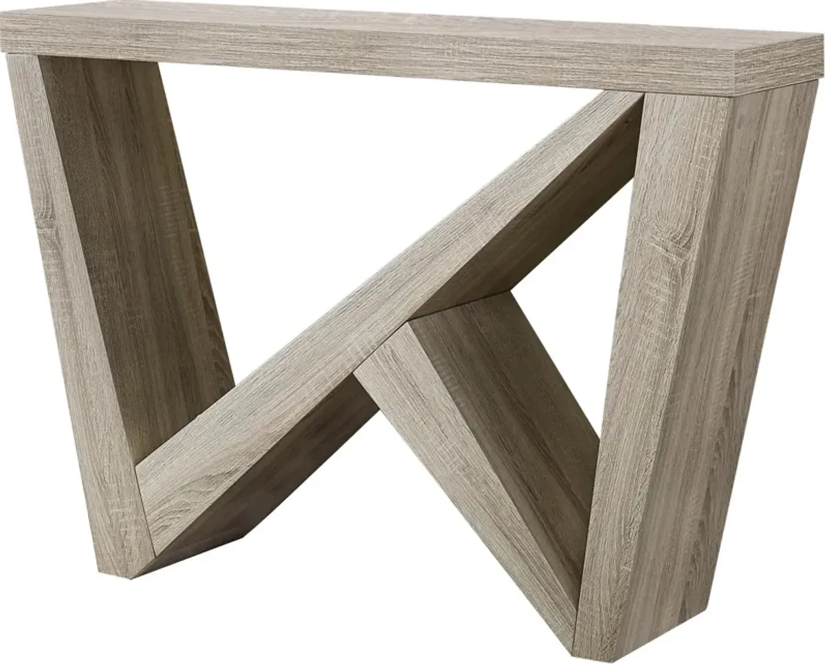 Alton Console Table - Taupe