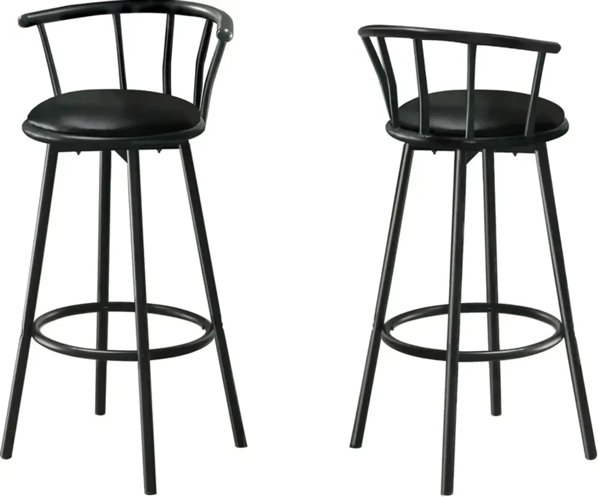 Henrietta Set of 2 Swivel Bar Stools